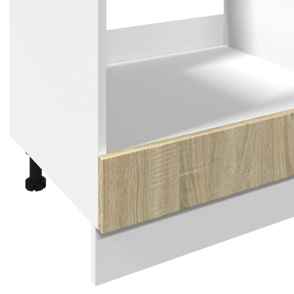 vidaXL Uunikaappi Sonoma-tammi 60x46x81,5 cm lastulevy