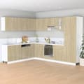 Miniatyrbillede 4 af 11: vidaXL vægskab 50x31x60 cm konstrueret træ sonoma-eg