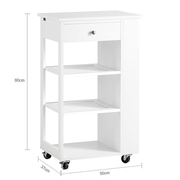 Rootz Portable Uteköksskåp - Vikbar köksö - Förvaringsorganisator - MDF(E1) - 50cm x 86cm x 37cm - 15,1kg - Flaskhylla