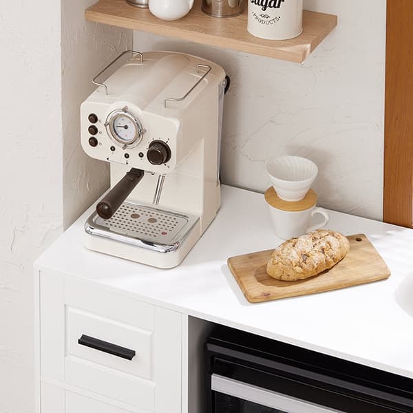 Rootz Mikrovågsugn Köksskåp - Förvaringsskåp - Pantry Organizer - MDF - Justerbar hylla - 88,5 cm x 89 cm x 40 cm