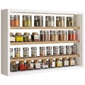 Miniatyrbilde 2 av 4: Esaldi kjøkken hyller 60 cm 4 hyller hvit, eik dekor.