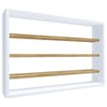 Miniatyrbilde 1 av 4: Esaldi kjøkken hyller 60 cm 4 hyller hvit, eik dekor.
