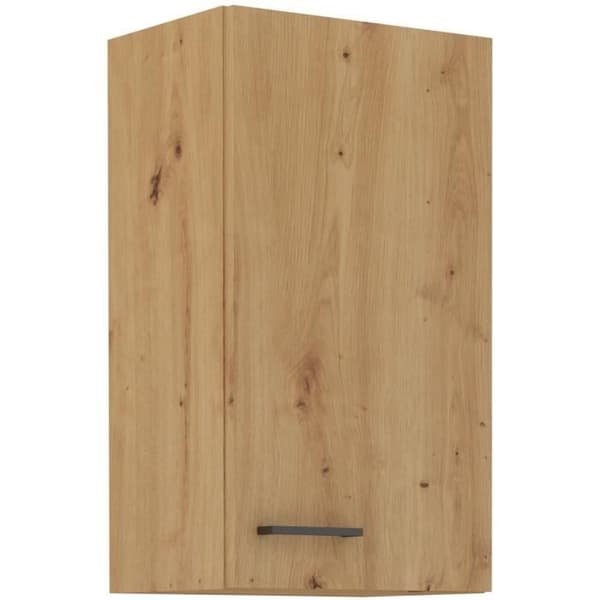 Högskåp - MODENA - 40 cm - Hantverksek och mattsvart - CUISINIER