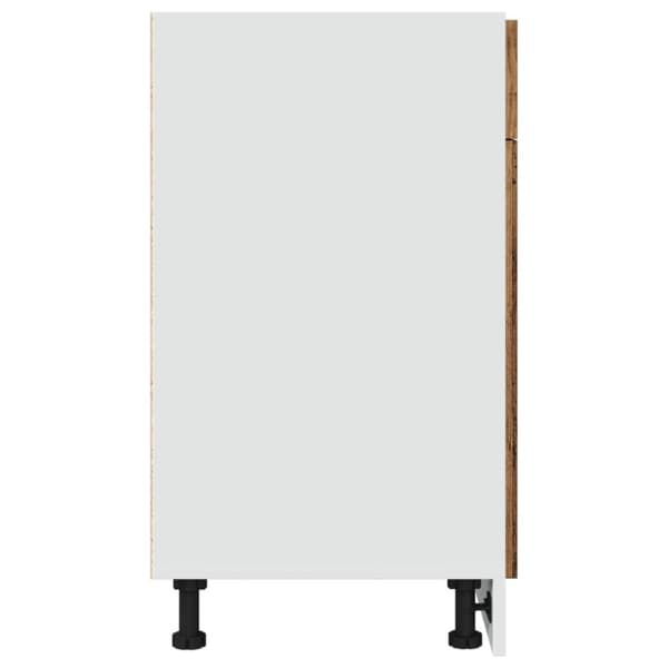 vidaXL Bunnskap med skuff "Lyon" gammelt tre 50x46x81,5 cm