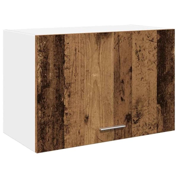 vidaXL Hengende skap "Lyon" gammelt tre 60x31x40 cm konstruert tre