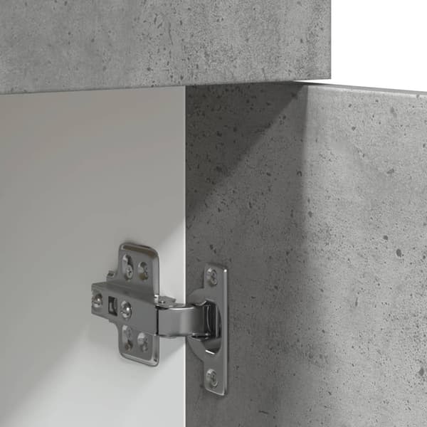 vidaXL Alalipastokaappi "Lyon" betoninharmaa 60x46x81,5 cm lastulevy
