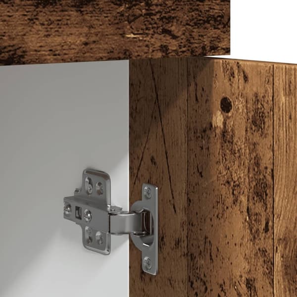 vidaXL underskab 60x46x81,5 cm konstrueret træ antikt trælook