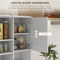 Miniatyrbillede 5 af 10: Rootz Køkkenskab - Pantry Skab - Opbevaring Organizer - MDF Konstruktion - Hvid - 89cm x 39,5cm x 168cm