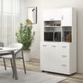 Miniatyrbillede 2 af 10: Rootz Køkkenskab - Pantry Skab - Opbevaring Organizer - MDF Konstruktion - Hvid - 89cm x 39,5cm x 168cm