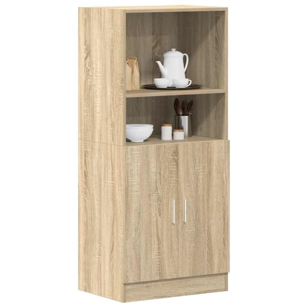 Köksskåp sonoma-ek 57x41,5x131,5 cm konstruerat trä