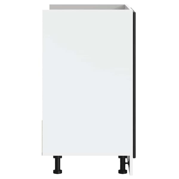 vidaXL Diskbänk underskåp Porto svart 80x46x81,5 cm konstruerat trä
