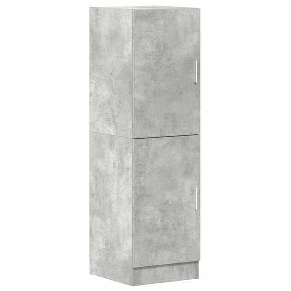 vidaXL køkkenskab 38x41,5x131,5 cm konstrueret træ betongrå