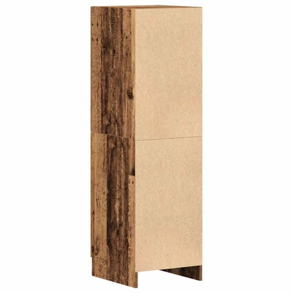 vidaXL keittiökaappi vanha puu 38x41,5x131,5 cm tekninen puu