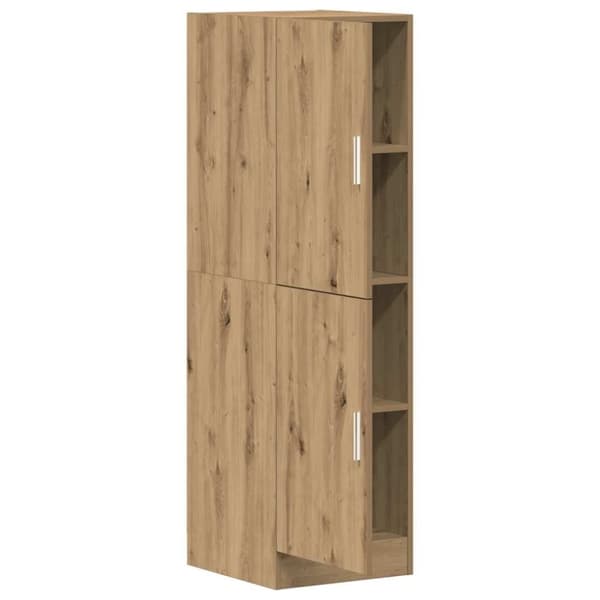 vidaXL køkkenskab 38x41,5x131,5 cm konstrueret træ kunsteg