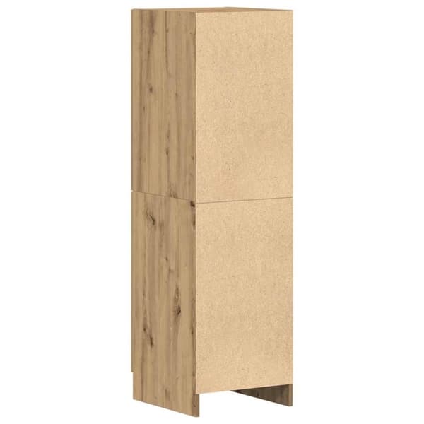 vidaXL køkkenskab 38x41,5x131,5 cm konstrueret træ kunsteg