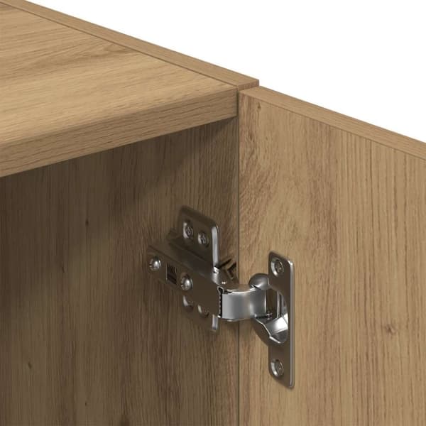 vidaXL køkkenskab 38x41,5x131,5 cm konstrueret træ kunsteg