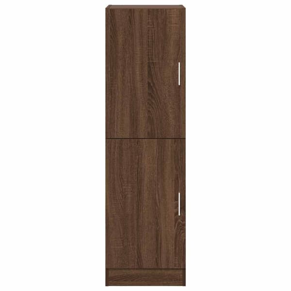 vidaXL køkkenskab 38x41,5x131,5 cm konstrueret træ brun egetræsfarve
