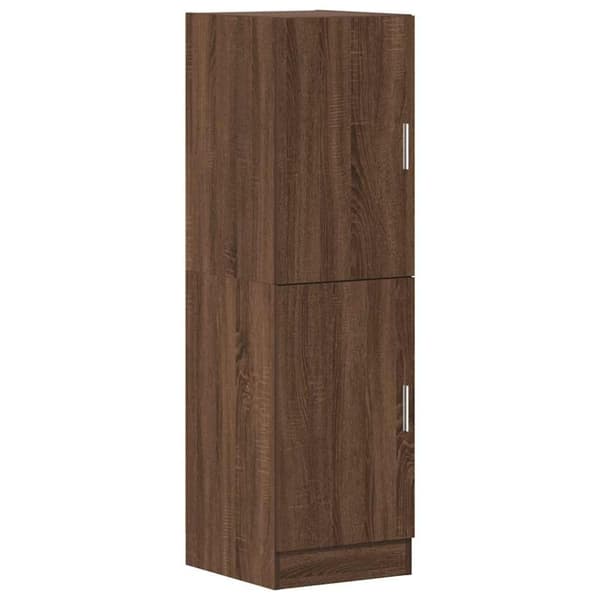 vidaXL Kjøkkenskap brun eik 38x41,5x131,5 cm konstruert tre