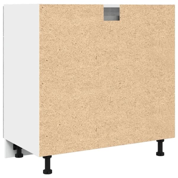 vidaXL Underskåp med låda betonggrå 80x46x81,5 cm spånskiva