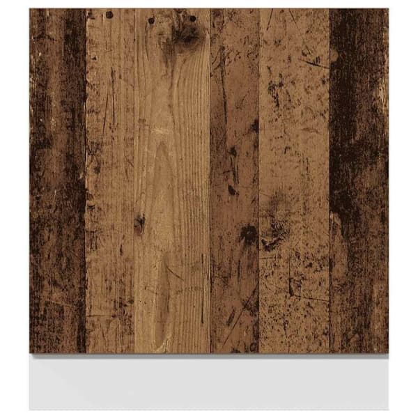 vidaXL Oppvaskmaskinspanel "Lyon" gammelt tre 60x1,5x67 cm