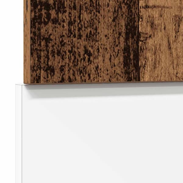 vidaXL Oppvaskmaskinspanel "Lyon" gammelt tre 60x1,5x67 cm