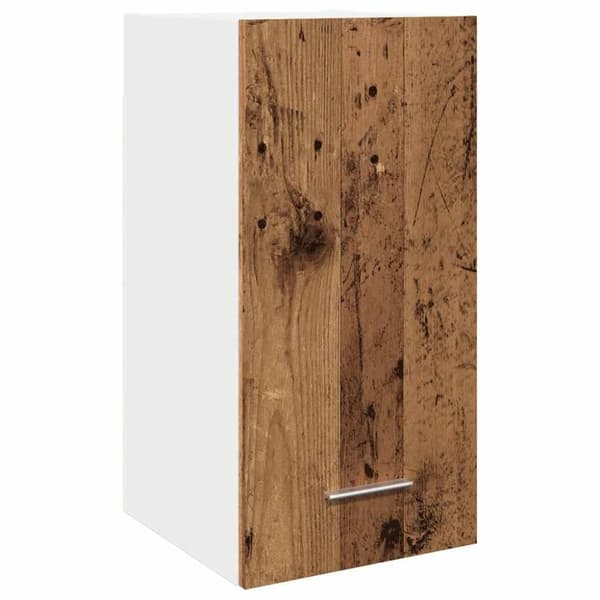 vidaXL vægskab 30x31x60 cm konstrueret træ antikt træ