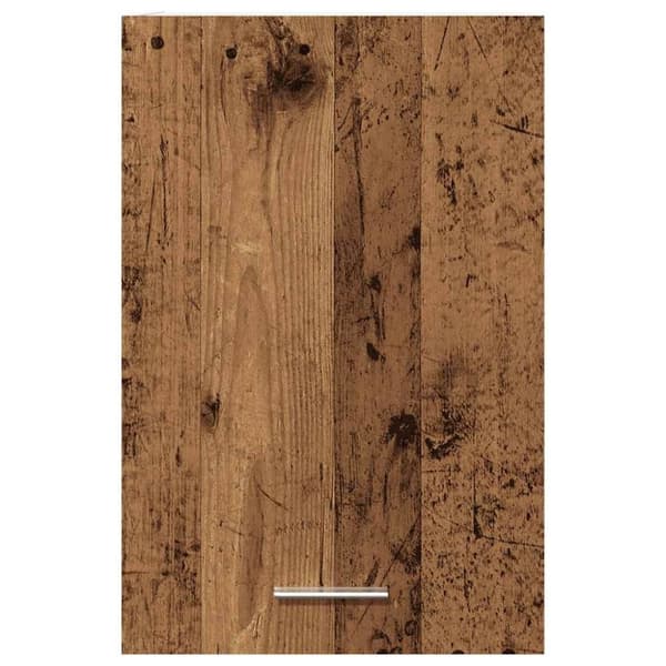 vidaXL væghængt 40x31x60 cm konstrueret træ antikt trælook