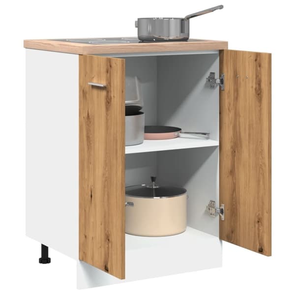 vidaXL Underskåp artisan ek 60x46x81,5 cm konstruerat trä