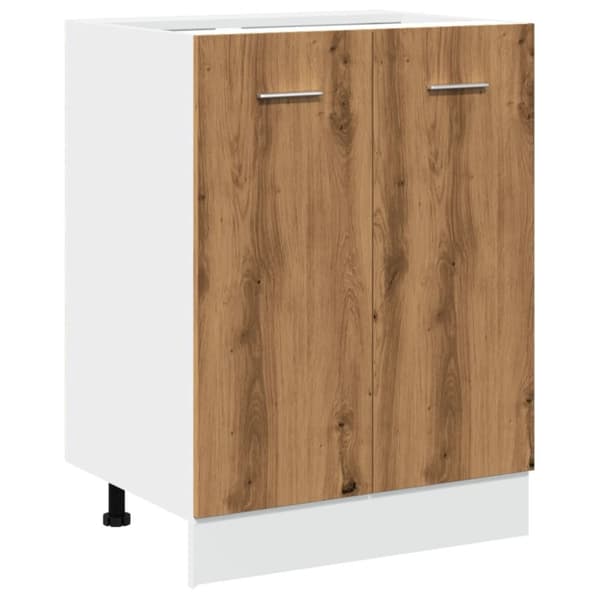 vidaXL Underskåp artisan ek 60x46x81,5 cm konstruerat trä