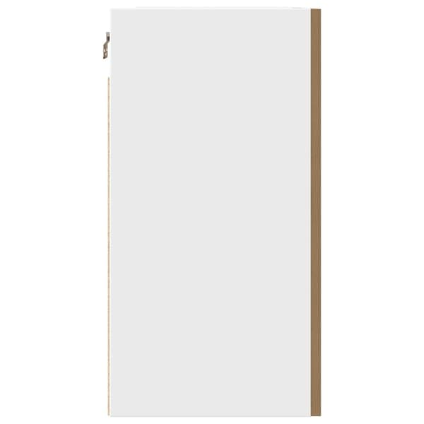 vidaXL Vegghengt skap "Lyon" artisan eik 50x31x60 cm konstruert tre