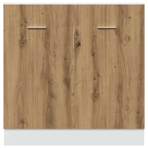 vidaXL underskab 80x46x81,5 cm konstrueret træ kunsteg