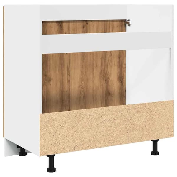vidaXL underskab 80x46x81,5 cm konstrueret træ kunsteg