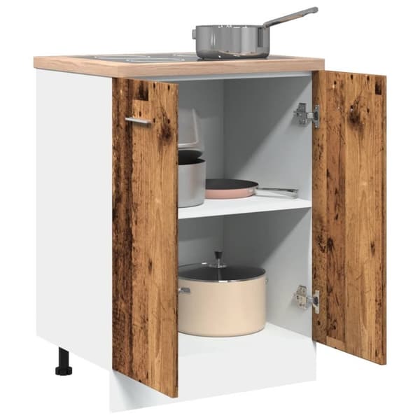 vidaXL underskab 60x46x81,5 cm konstrueret træ antikt træ