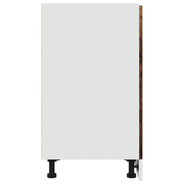 vidaXL Bunnskap med skuff "Lyon" gammelt tre 40x46x81,5 cm