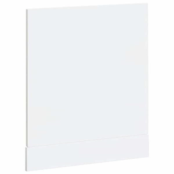 vidaXL Diskmaskinspanel Porto högglans vit 60x1,5x67cm konstruerat trä