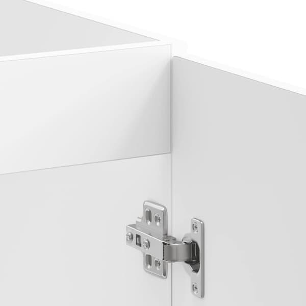 vidaXL Vask underskap Porto høyglans hvit 80x46x81,5 cm konstruert tre