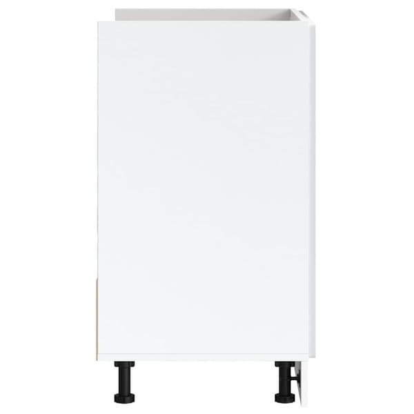 vidaXL Diskbänk underskåp Porto svart 80x46x81,5 cm konstruerat trä