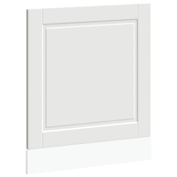 vidaXL Diskmaskinspanel Porto vit 60x1,5x67 cm konstruerat trä