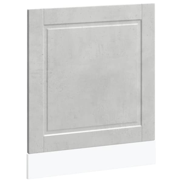 vidaXL Oppvaskmaskin panel Porto betonggrå 60x1,5x67 cm konstruert tre