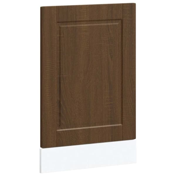 Diskmaskinspanel Porto brun ek 45x1,5x67 cm konstruerat trä
