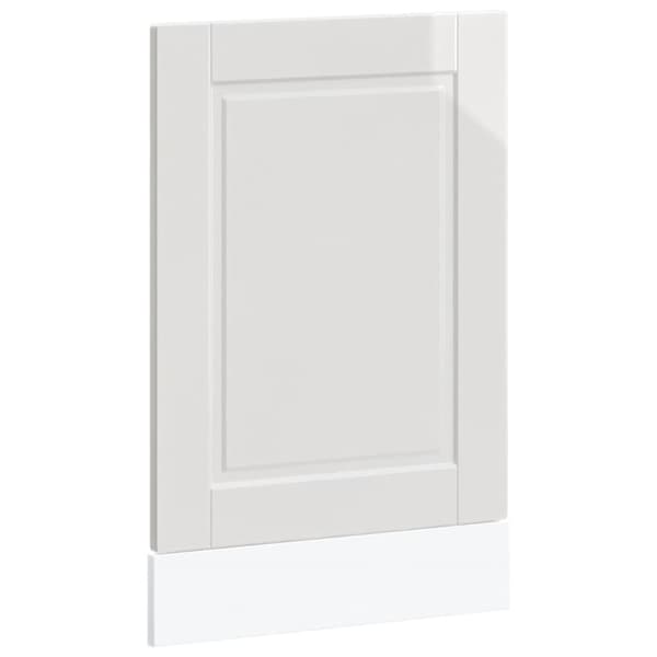 Diskmaskinspanel Porto högglans vit 45x1,5x67cm konstruerat trä