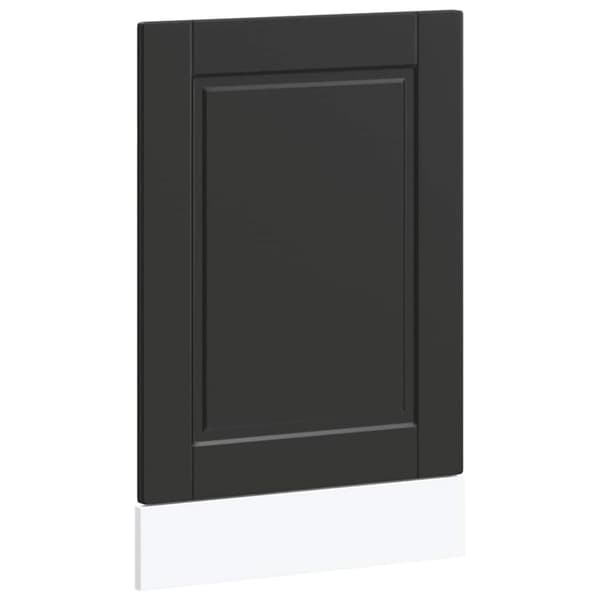 Diskmaskinspanel Porto svart 45x1,5x67 cm konstruerat trä