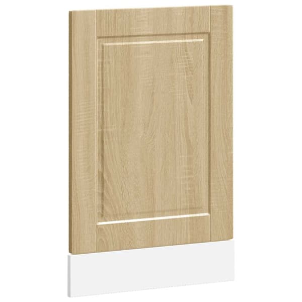 Diskmaskinspanel Porto sonoma-ek 45x1,5x67 cm konstruerat trä