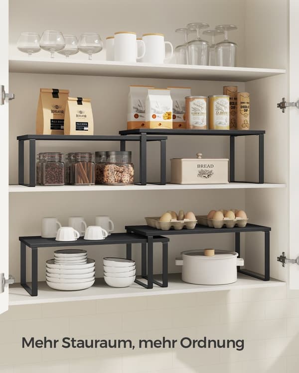 Ört rack-uppsättning av 4-expandoble-bläck-svart-ebony svart
