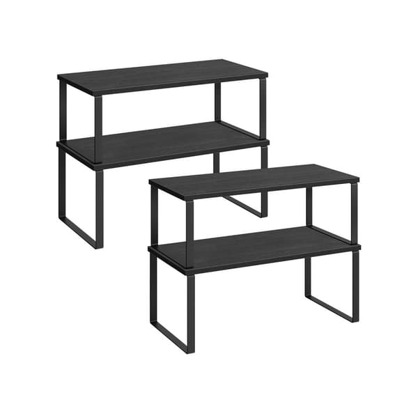 Ört rack-uppsättning av 4-expandoble-bläck-svart-ebony svart