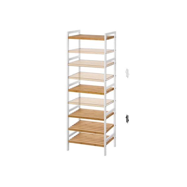 Bamboerek - Kitchen Rack - badeværelsesstativ - med 5 hylder - Naturel