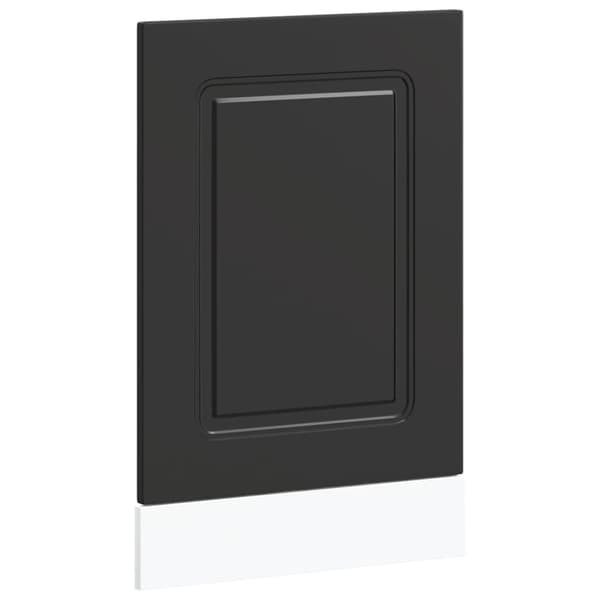 Diskmaskinspanel Kalmar svart 45x1,5x67 cm konstruerat trä