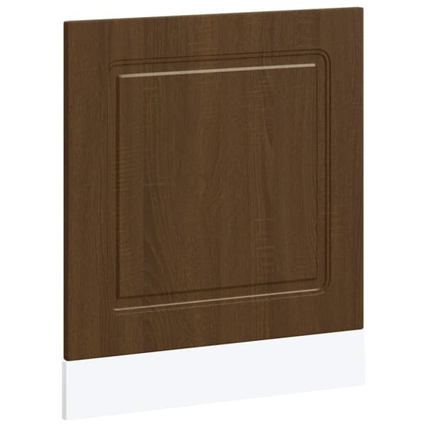 Diskmaskinspanel Kalmar brun ek 60x1,5x67 cm konstruerat trä