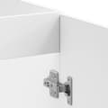Miniatyrbilde 10 av 11: vidaXL Vask underskap Kalmar høyglans hvit 80x46x81,5cm konstruert tre