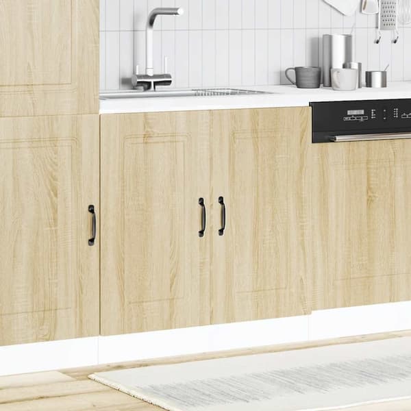 vidaXL underskab til vask Kalmar 80x46x81,5 cm sonoma-eg
